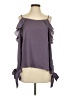 Francesca's 100% Polyester Purple Sleeveless Blouse Size XS - photo 1