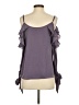 Francesca's 100% Polyester Purple Sleeveless Blouse Size XS - photo 2