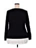 Charter Club Floral Black Pullover Sweater Size 2X - photo 2