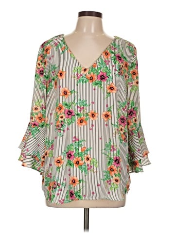 Harlow & Rose 3/4 Sleeve Blouse (view 1)