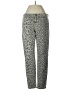 Current/Elliott Animal Print Gray Jeans Size 27 waist - photo 1
