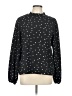 Unbranded 100% Polyester Polka Dots Black Long Sleeve Blouse Size L (estimated) - photo 1
