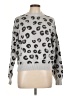 Abercrombie & Fitch Animal Print Gray Silver Pullover Sweater Size L - photo 1