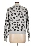 Abercrombie & Fitch Animal Print Gray Silver Pullover Sweater Size L - photo 2