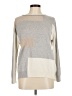 Lafayette 148 New York Color Block Gray Pullover Sweater Size M - photo 1