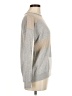 Lafayette 148 New York Color Block Gray Pullover Sweater Size M - photo 4