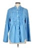 Unbranded 100% Polyester Blue Long Sleeve Blouse Size L - photo 1