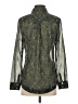 Assorted Brands Paisley Green Long Sleeve Blouse Size XS - photo 2