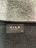 Vila 100% Viscose Black Long Sleeve Top Size XS - photo 7