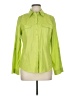 Chico's Solid Green 3/4 Sleeve Button-Down Shirt Size Med (1) - photo 1