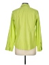 Chico's Solid Green 3/4 Sleeve Button-Down Shirt Size Med (1) - photo 2