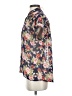 Bellatrix 100% Polyester Floral Blue Short Sleeve Blouse Size S - photo 5