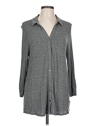 Merona 3/4 Sleeve Button-Down Shirt (view 1)