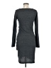 Leith Solid Gray Casual Dress Size M - photo 2