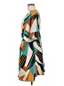 Shein 100% Polyester Print Teal Casual Dress Size 6 - photo 5