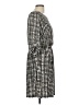 Le Lis Houndstooth Black Casual Dress Size M - photo 4