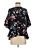 by TiMo 100% Viscose Floral Black Short Sleeve Blouse Size S - photo 1