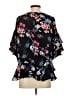 by TiMo 100% Viscose Floral Black Short Sleeve Blouse Size S - photo 2