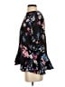 by TiMo 100% Viscose Floral Black Short Sleeve Blouse Size S - photo 5