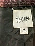 Kensie 100% Polyester Plaid Red Coat Size M - photo 6