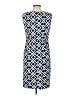 Connected Apparel Argyle Blue Casual Dress Size 12 - photo 2