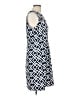 Connected Apparel Argyle Blue Casual Dress Size 12 - photo 4