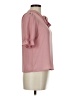 Shein 100% Polyester Pink Short Sleeve Blouse Size 6 - photo 4