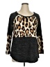 A.gain Animal Print Black Pullover Sweater Size XL (estimated) - photo 1