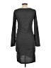 Leith Solid Gray Casual Dress Size L - photo 2