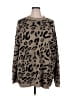 Vestidos Animal Print Brown Pullover Sweater Size 4X - photo 1