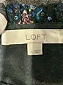 Ann Taylor LOFT Floral Black Long Sleeve Blouse Size M - photo 7