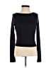 Pull&Bear Black Long Sleeve Top Size S - photo 1