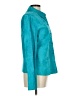 Express 100% Leather Teal Cardigan Size 13 - 14 - photo 4