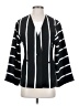 Banana Republic 100% Polyester Stripes Black Blazer Size 4 - photo 1