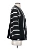 Banana Republic 100% Polyester Stripes Black Blazer Size 4 - photo 4