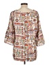 Assorted Brands 100% Polyester Ivory 3/4 Sleeve Blouse Size L - photo 2