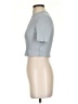 Silence and Noise Gray Blue Short Sleeve Turtleneck Size S - photo 5