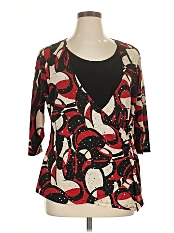 Studio 1940 3/4 Sleeve Blouse (view 1)