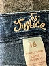 Justice 100% Cotton Solid Blue Jeans Size 16 - photo 3