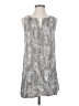 Mossimo 100% Polyester Silver Sleeveless Blouse Size S - photo 1