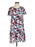 Vanilla Bay 100% Polyester Print Blue Casual Dress Size S - photo 1