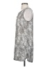 Mossimo 100% Polyester Silver Sleeveless Blouse Size S - photo 5