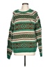 Scotch & Soda Print Green Pullover Sweater Size L - photo 1