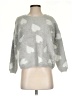 In Style 100% Polyester Hearts Silver Pullover Sweater Size S (estimated) - photo 1