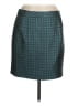 J.Crew Jacquard Teal Casual Skirt Size 6 - photo 1