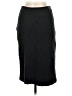 Brooks Brothers 100% Wool Chevron-herringbone Gray Black Wool Skirt Size 6 - photo 2