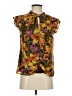 Adelyn Rae 100% Polyester Yellow Sleeveless Blouse Size S - photo 1