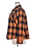 Unbranded Plaid Orange Long Sleeve Blouse Size 3X - photo 5