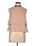 Zara Basic Solid Pink Sleeveless Blouse Size L - photo 1