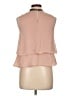 Zara Basic Solid Pink Sleeveless Blouse Size L - photo 2